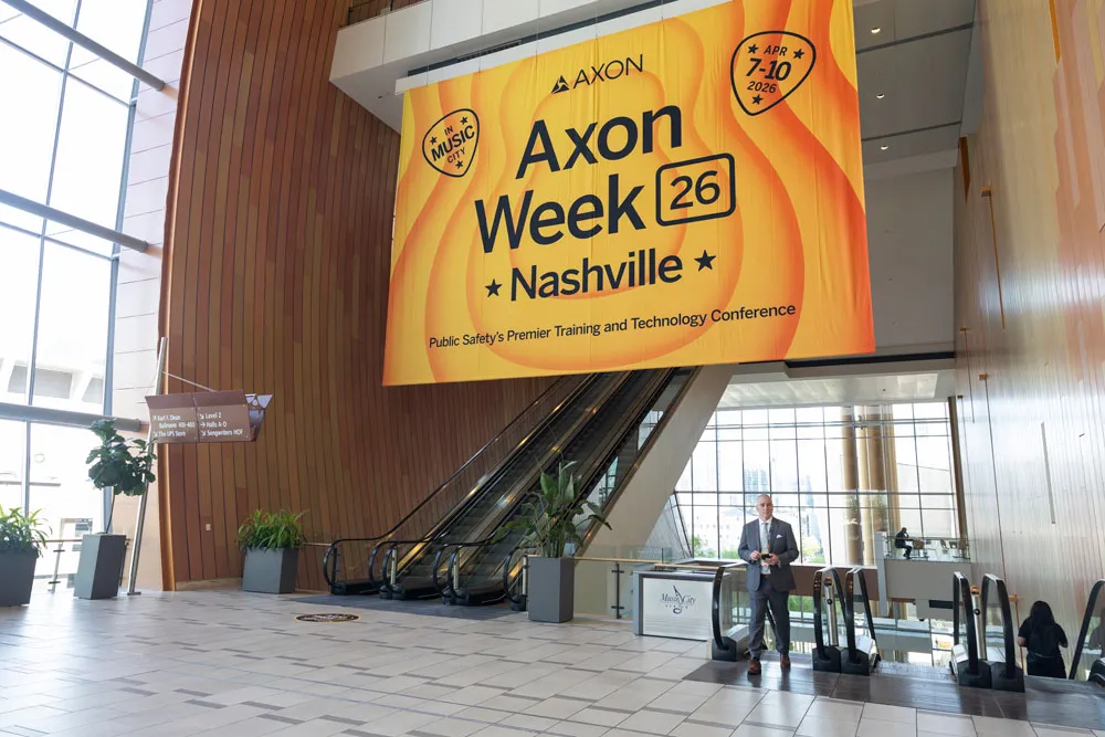 Large banner for Axon Week conference